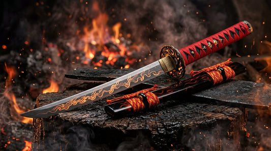 Katana Rengoku — La Lame de la Flamme du Pilier du Feu