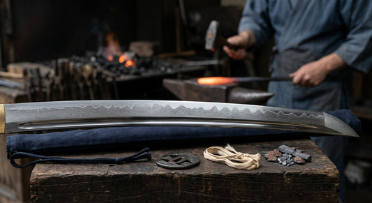 Katana San Mai — La Lame à 3 Couches des Maîtres Forgerons