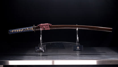 Sabre Antique Japonais Katana, Période Edo, Koshirae Marron et Bleu | Katana Masamune