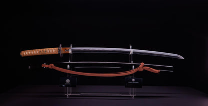 Katana japonais Antique signé Omi no Kami Fujiwara Tsuguhiro - NBTHK Hozon | Katana Masamune