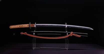 Katana japonais Antique signé Omi no Kami Fujiwara Tsuguhiro - NBTHK Hozon | Katana Masamune