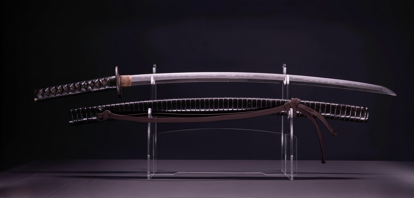 Sabre Japonais Antique Katana avec Hamon Notare Midare, Inro Saya | Katana Masamune