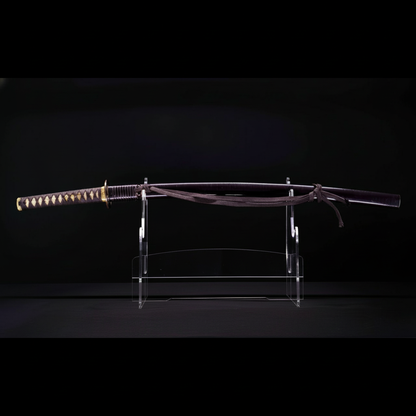 Sabre Japonais Antique Katana, Montures en Shakudo et Saya de Style Inrō | Katana Masamune