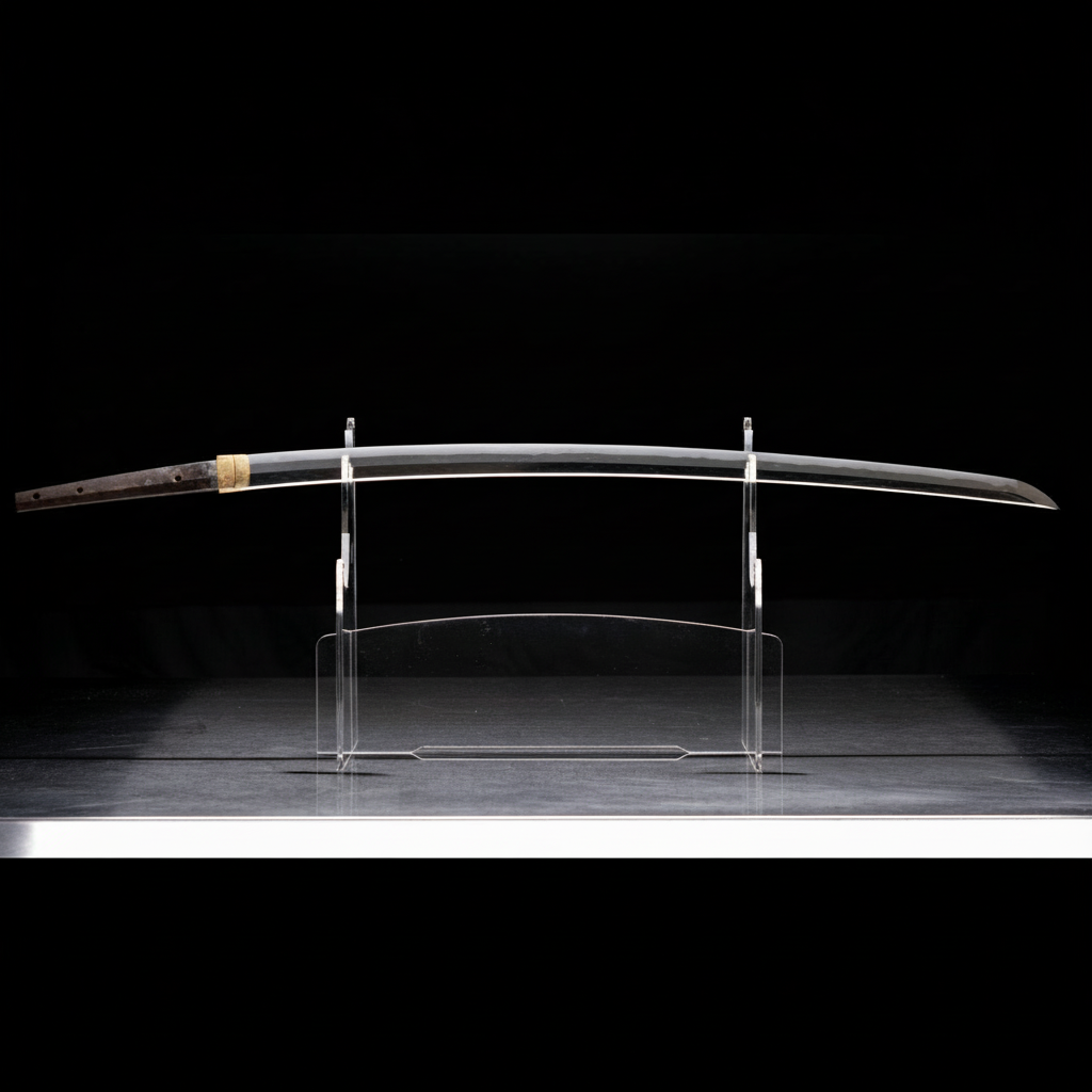 Sabre Antique Japonais Katana lame 70cm, Koshirae Marron, Période Edo | Katana Masamune