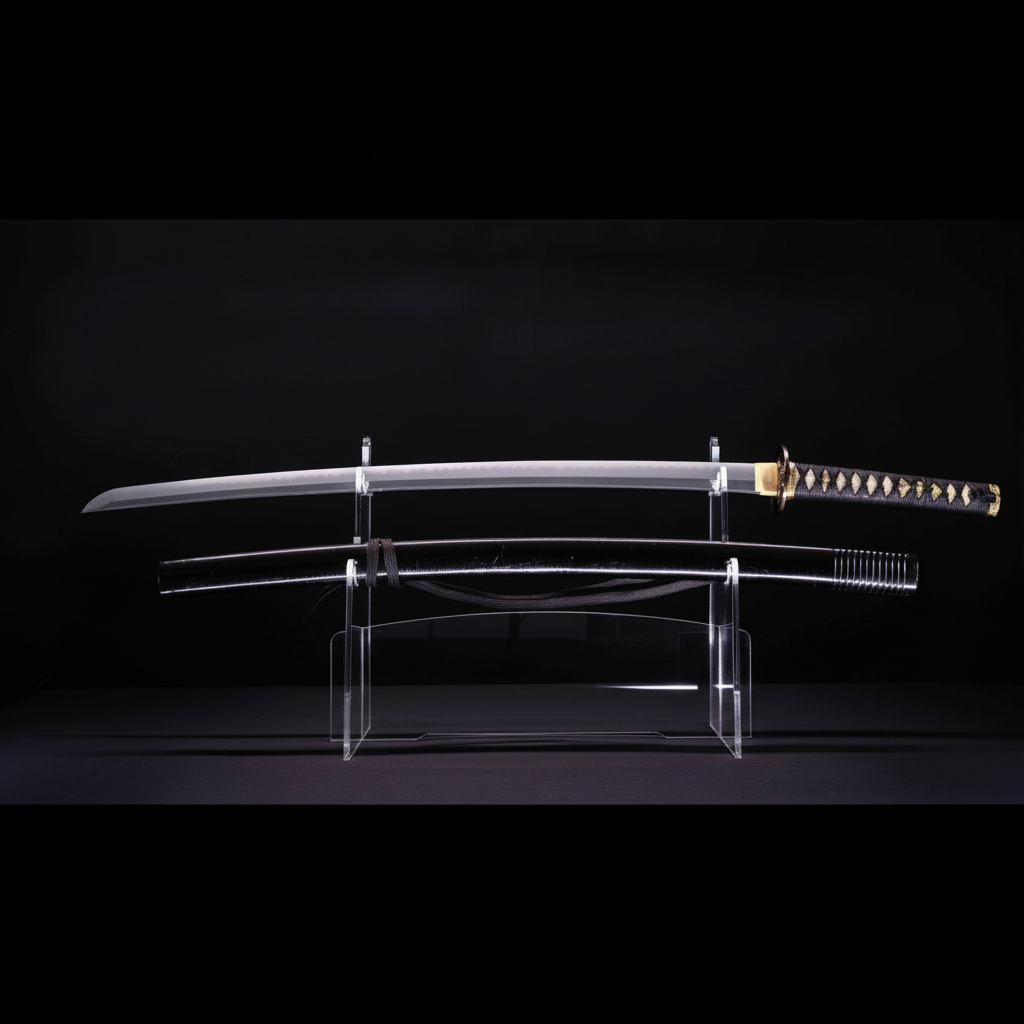 Sabre Japonais Antique Katana, Montures en Shakudo et Saya de Style Inrō | Katana Masamune