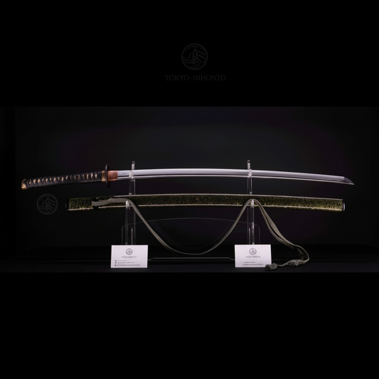 Sabre Katana Japonais Antique, Koshirae Vert Rare, Période Edo | Katana Masamune