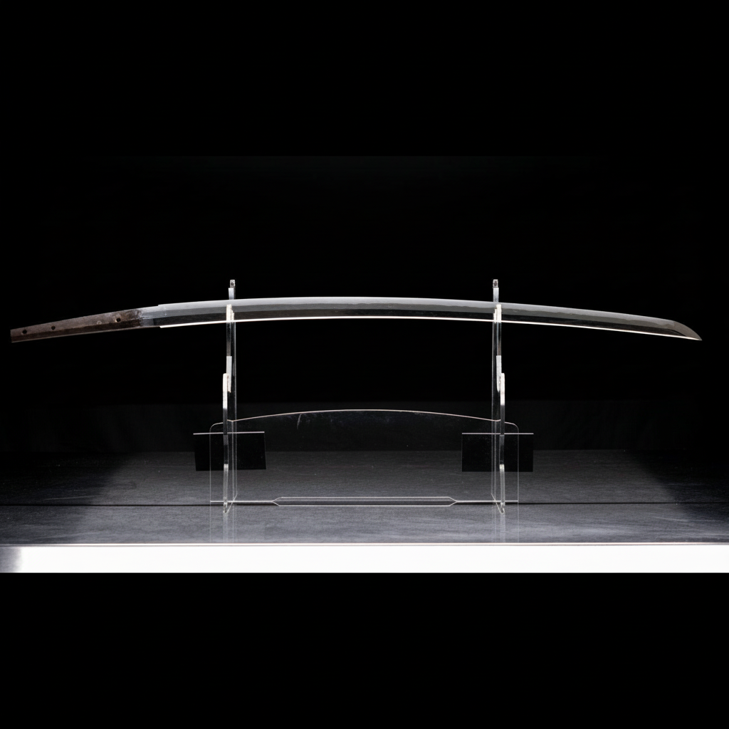 Sabre Antique Japonais Katana lame 70cm, Koshirae Marron, Période Edo | Katana Masamune