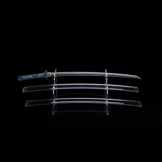 Sabre Antique Katana Japonais avec Tsuba Sukashi à Motif de Feuille | Katana Masamune