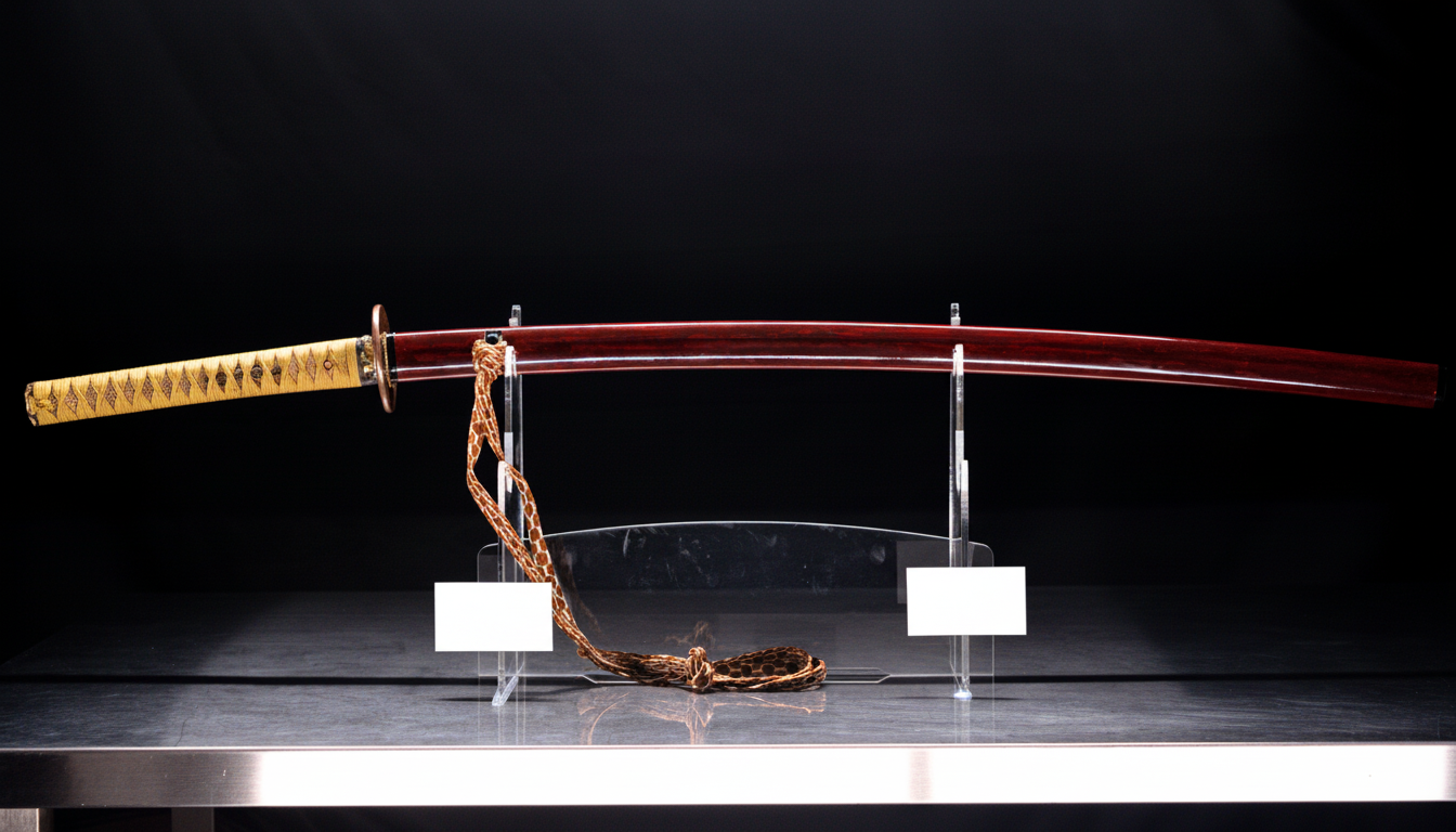 Sabre Antique Japonais Katana par Kashu Kanemaki, Edo Period, Hozon Token | Katana Masamune