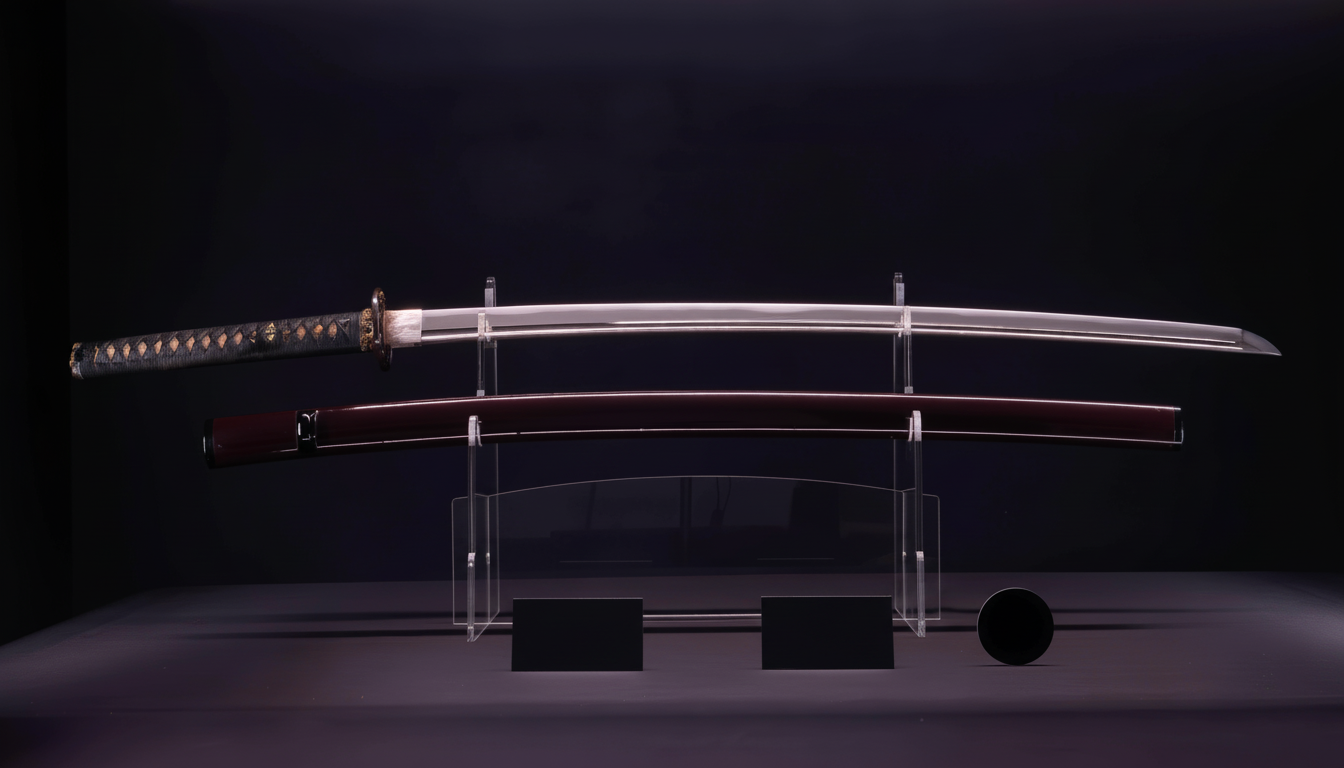 Sabre Antique Japonais Katana signé Fujiwara Kanefusa Kaneuji | Katana Masamune