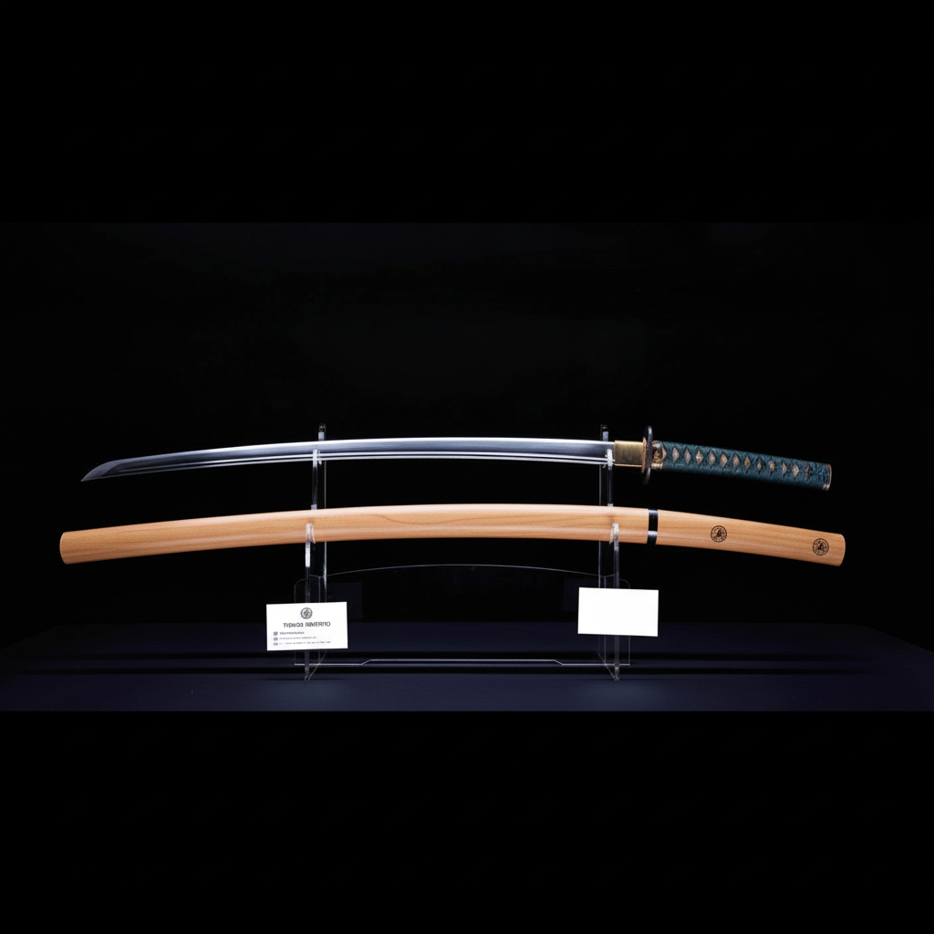 Katana Japonais Antique Tsuba Kakugata Arrondi - Fin Muromachi | Katana Masamune