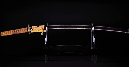 Sabre Antique Japonais Katana lame 70cm, Koshirae Marron, Période Edo | Katana Masamune