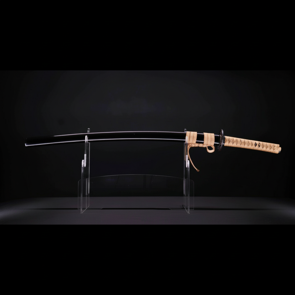 Sabre Antique Japonais Katana, Hamon Midare, Sukashi Tsuba | Katana Masamune