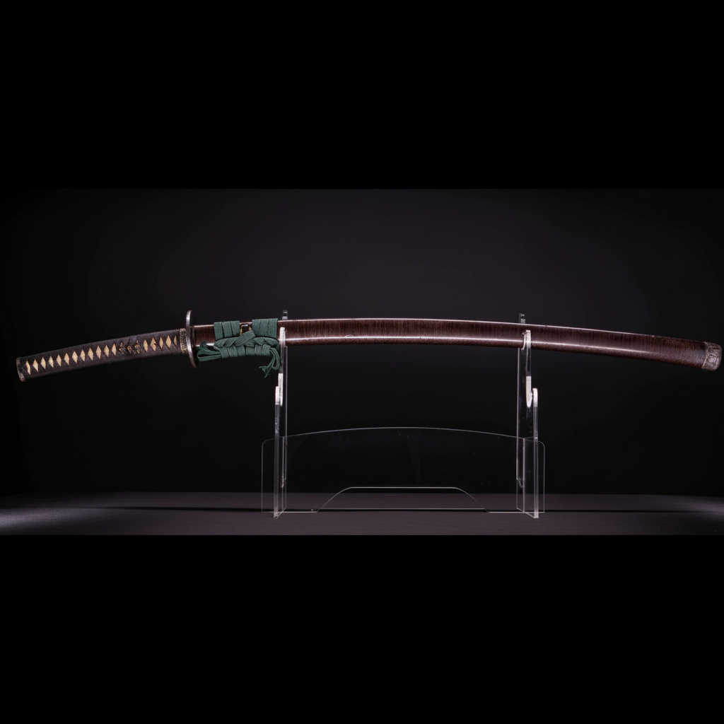 Sabre Antique Japonais Katana 65,1 cm avec tsuba en fer épais | Katana Masamune