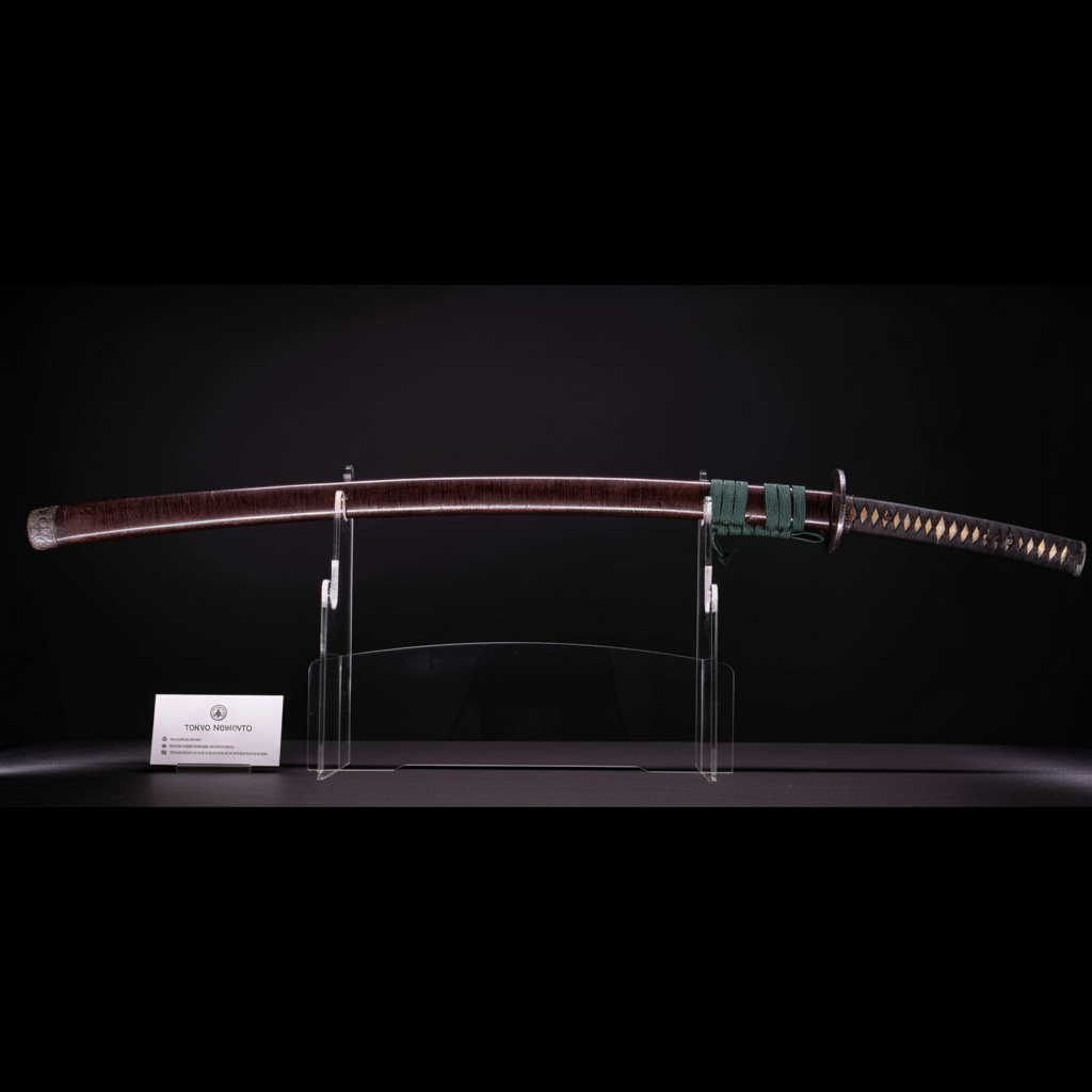 Sabre Antique Japonais Katana 65,1 cm avec tsuba en fer épais | Katana Masamune