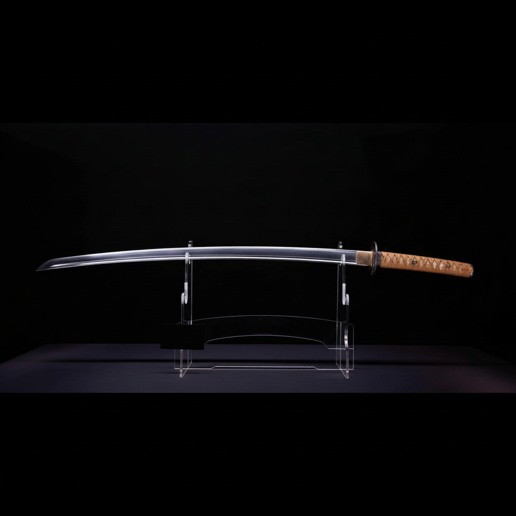 Katana japonais Antique signé Omi no Kami Fujiwara Tsuguhiro - NBTHK Hozon | Katana Masamune