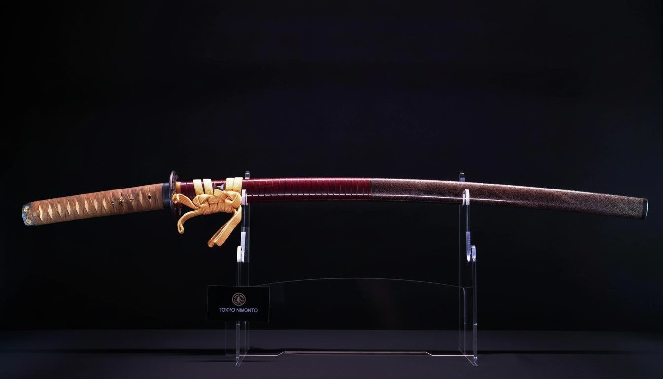 Sabre Japonais Antique Katana signé Amakuni Kura Minamoto Toshiyama | Katana Masamune