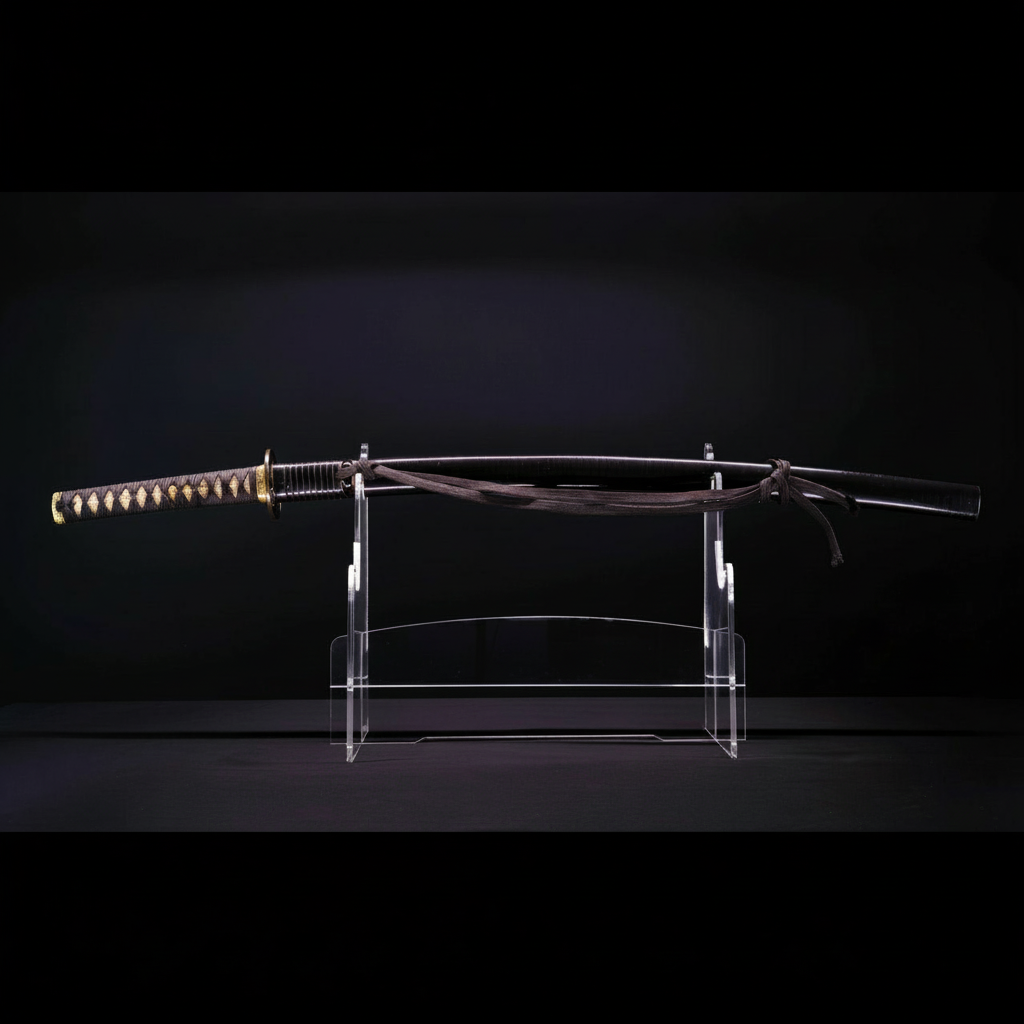 Sabre Japonais Antique Katana, Montures en Shakudo et Saya de Style Inrō | Katana Masamune