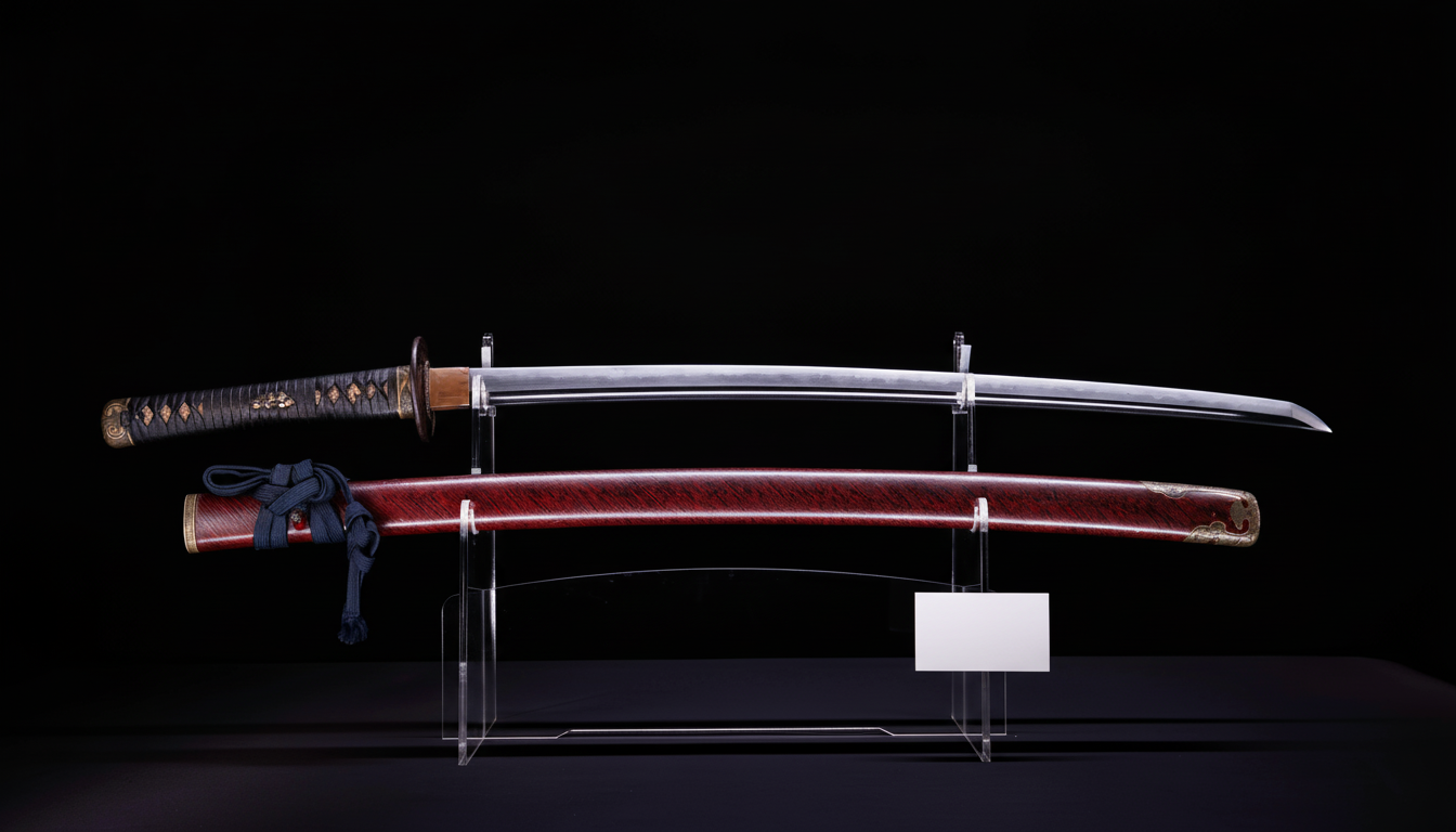 Katana Japonais Antique signé Ienaga Saku - NBTHK Hozon | Katana Masamune