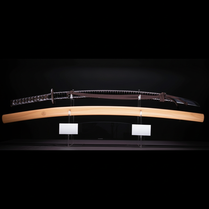 Sabre Japonais Antique Katana avec Hamon Notare Midare, Inro Saya | Katana Masamune