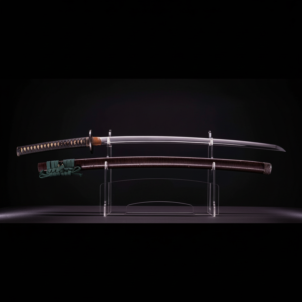 Sabre Antique Japonais Katana 65,1 cm avec tsuba en fer épais | Katana Masamune
