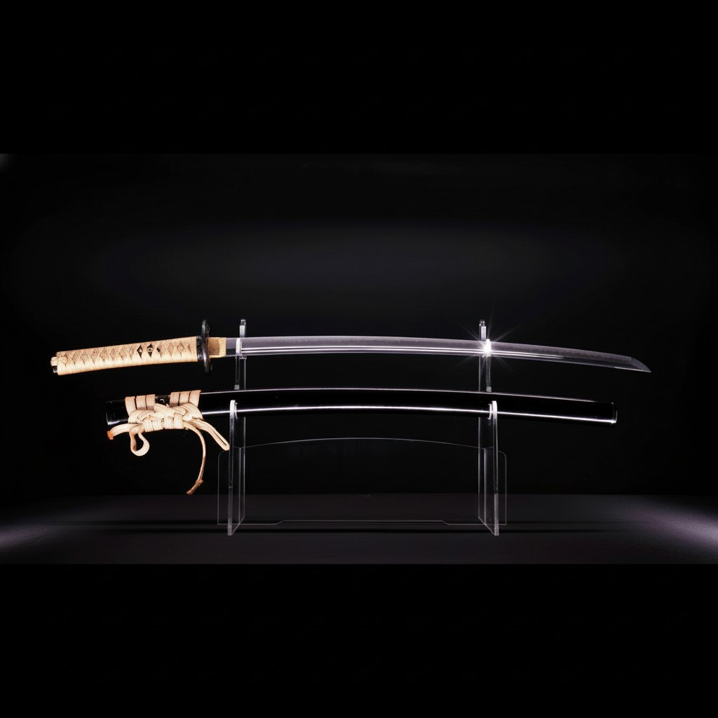 Sabre Antique Japonais Katana, Hamon Midare, Sukashi Tsuba | Katana Masamune