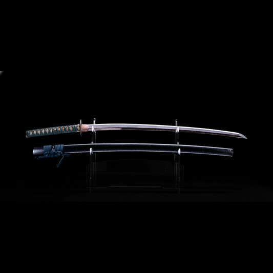 Sabre Antique Katana Japonais avec Bo-Hi Laqué Rouge | Katana Masamune